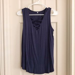Navy tank top *LIKE NEW* never worn
